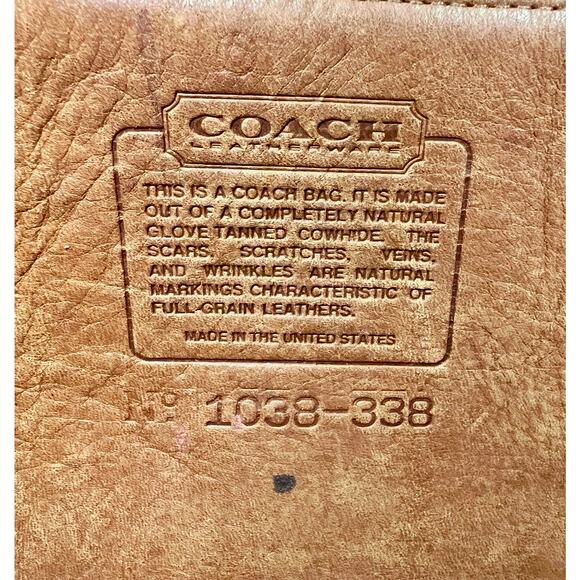 Vintage Coach Taylor British Tan Crossbody - Picture 9 of 9